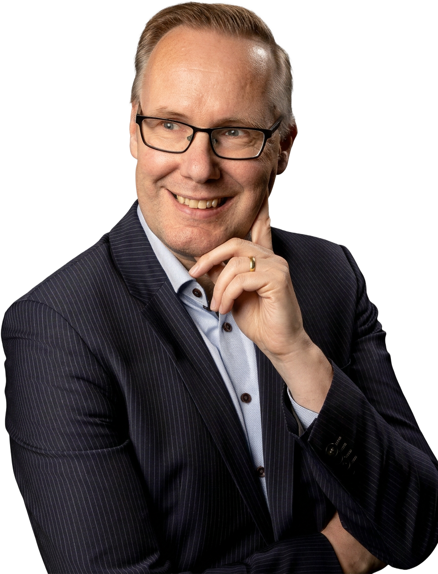 Portret van Martin de Bruin, financieel trendwatcher en keynote speaker